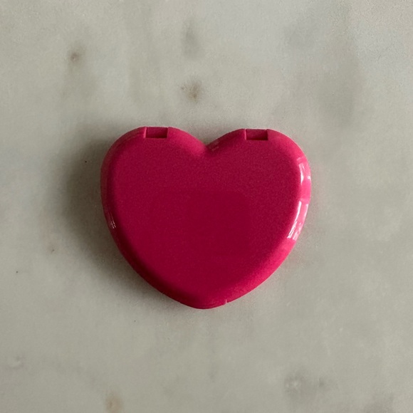 🆓💄💖 Dual-sided mirror compact in pink heart shape - Picture 5 of 5